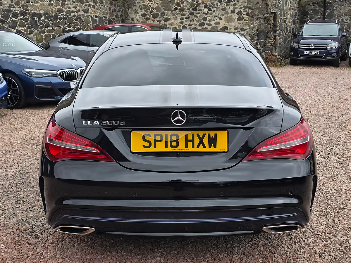 Used 2018 Mercedes-Benz Cla Whiteart Cosmos Black Metallic - Interior and Exterior details 17