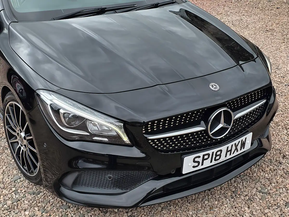 Used 2018 Mercedes-Benz Cla Whiteart Cosmos Black Metallic - Interior and Exterior details 2