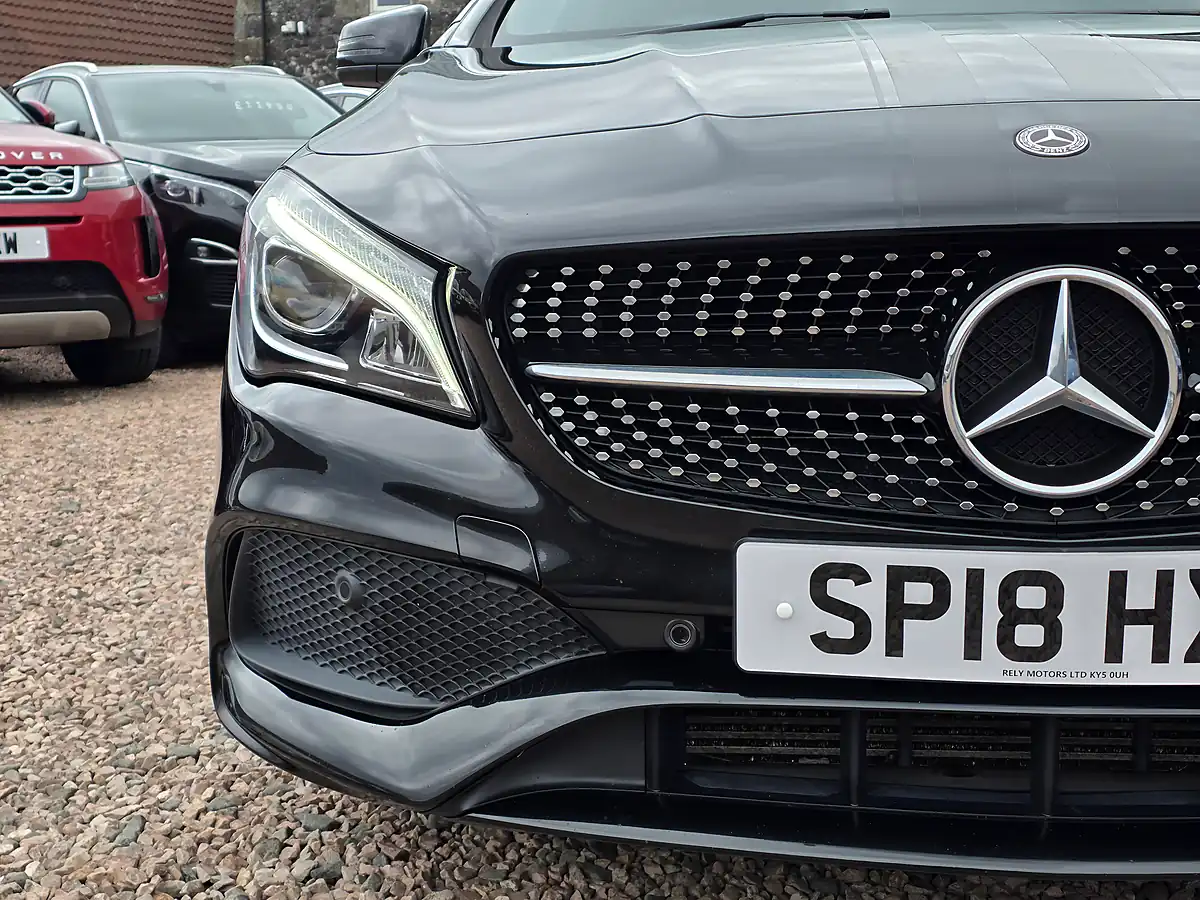 Used 2018 Mercedes-Benz Cla Whiteart Cosmos Black Metallic - Interior and Exterior details 4