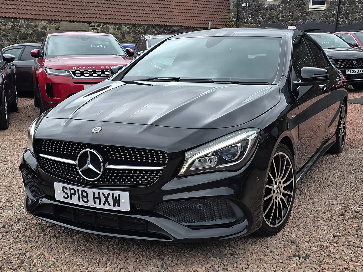 Used 2018 Mercedes-Benz Cla Whiteart Cosmos Black Metallic - Interior and Exterior details 5