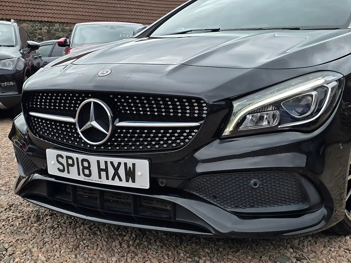 Used 2018 Mercedes-Benz Cla Whiteart Cosmos Black Metallic - Interior and Exterior details 6