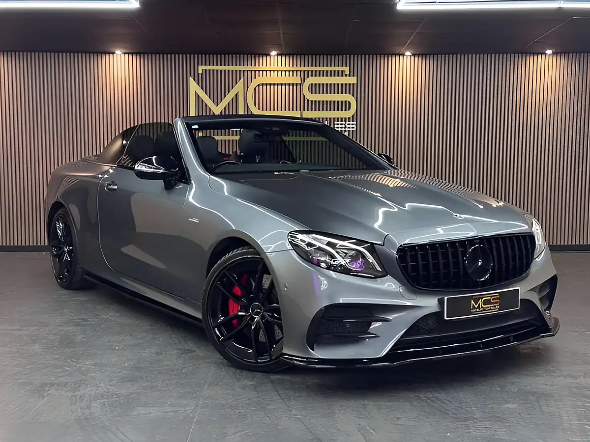 Used 2018 Mercedes-Benz E-Class AMG Grey - Interior and Exterior details 4