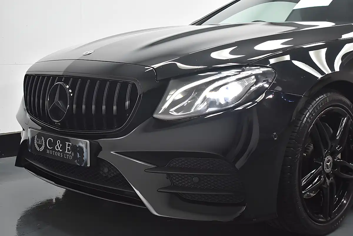 Used 2018 Mercedes-Benz E Class AMG Line Black - Interior and Exterior details 6