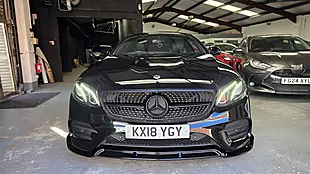 Used 2018 Mercedes-Benz E Class AMG Line Black - Interior and Exterior details 2