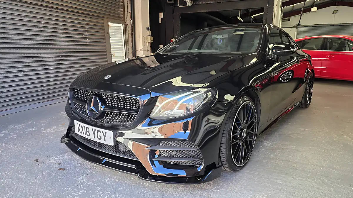 Used 2018 Mercedes-Benz E Class AMG Line Black - Interior and Exterior details 3