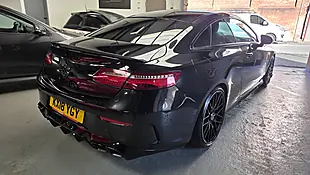 Used 2018 Mercedes-Benz E Class AMG Line Black - Interior and Exterior details 6