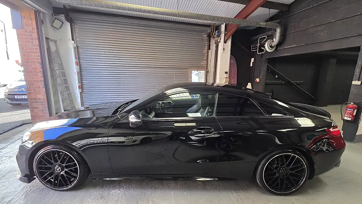 Used 2018 Mercedes-Benz E Class AMG Line Black - Interior and Exterior details 8