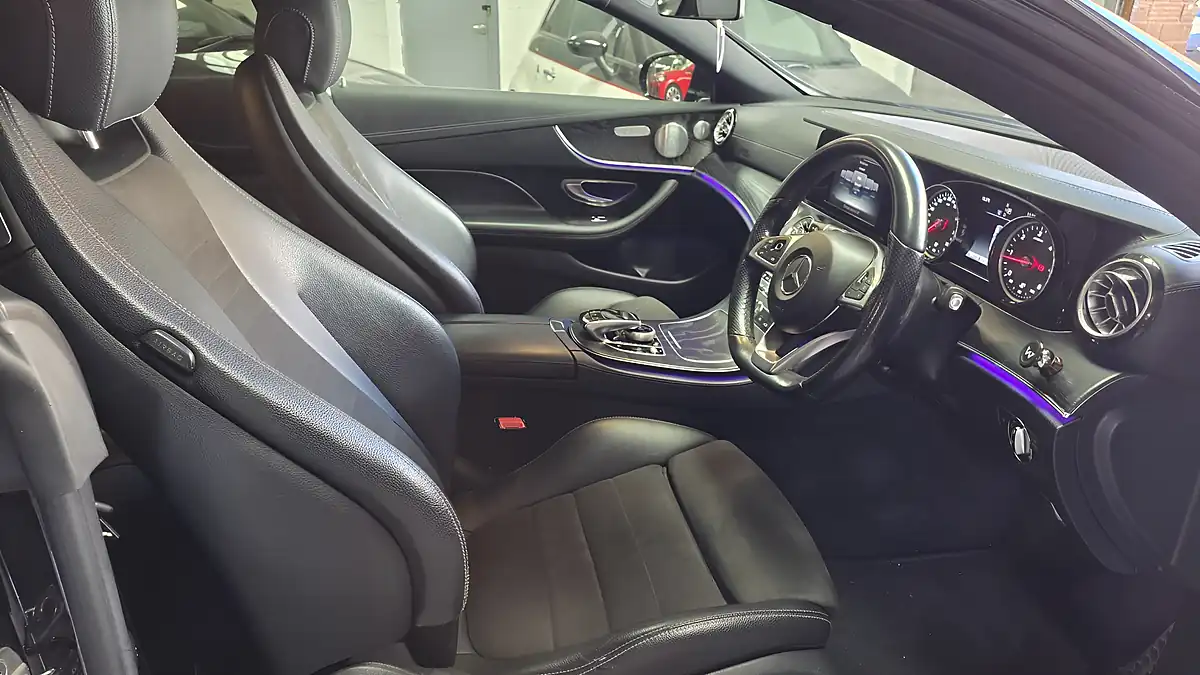 Used 2018 Mercedes-Benz E Class AMG Line Black - Interior and Exterior details 9