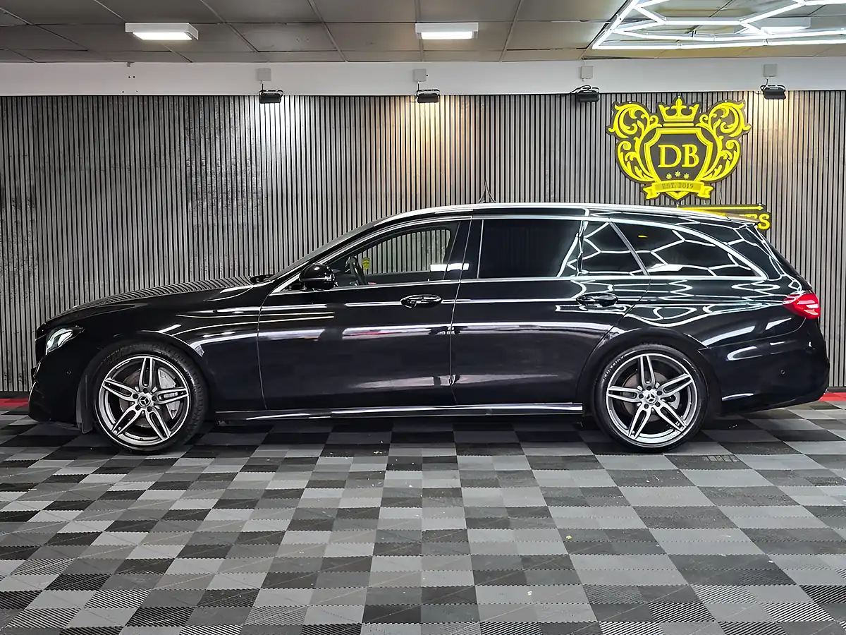Used 2018 Mercedes-Benz E Class AMG Line Black - Interior and Exterior details 11