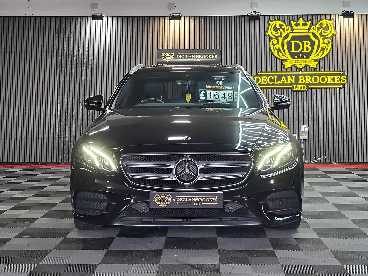 Used 2018 Mercedes-Benz E Class AMG Line Black - Interior and Exterior details 15