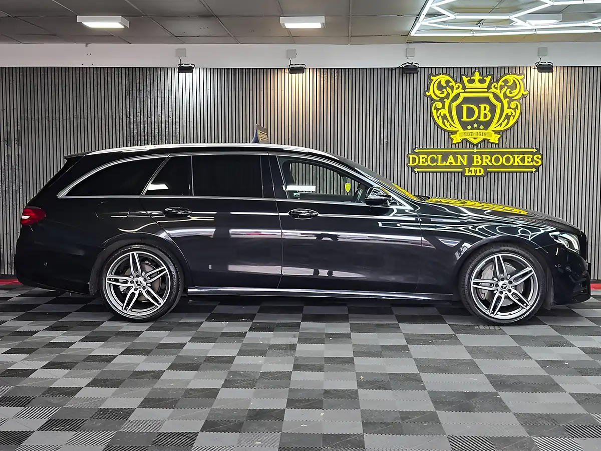 Used 2018 Mercedes-Benz E Class AMG Line Black - Interior and Exterior details 3