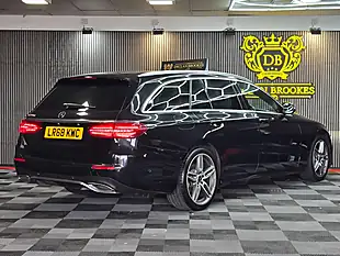 Used 2018 Mercedes-Benz E Class AMG Line Black - Interior and Exterior details 5