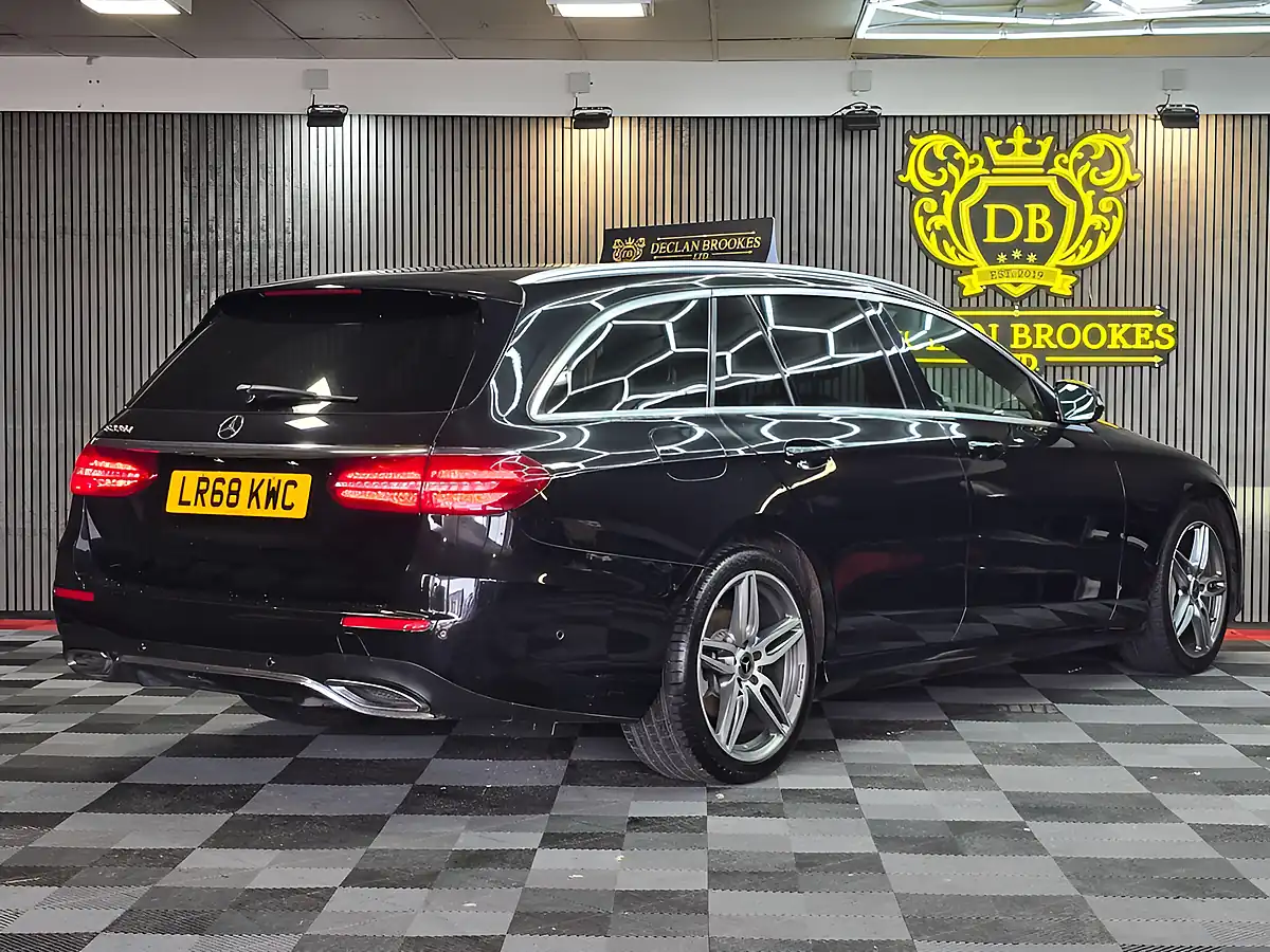 Used 2018 Mercedes-Benz E Class AMG Line Black - Interior and Exterior details 5