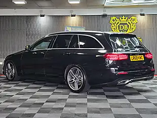 Used 2018 Mercedes-Benz E Class AMG Line Black - Interior and Exterior details 9