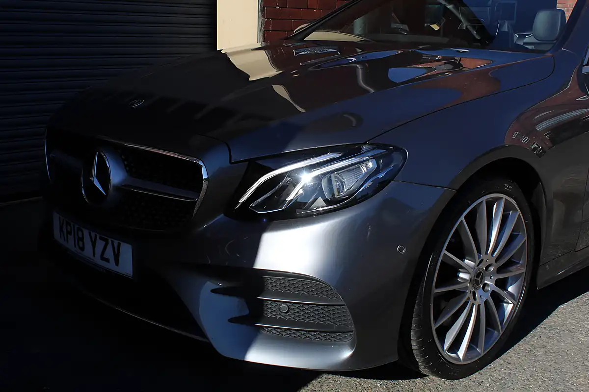 Used 2018 Mercedes-Benz E Class AMG Line Grey - Interior and Exterior details 3