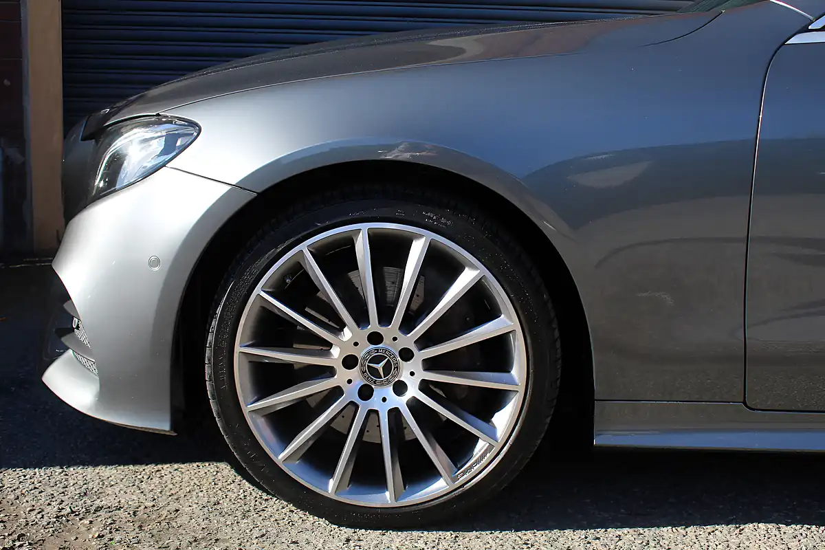 Used 2018 Mercedes-Benz E Class AMG Line Grey - Interior and Exterior details 4