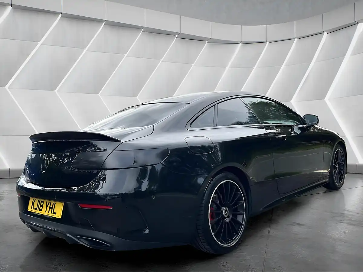 Used 2018 Mercedes-Benz E Class AMG Line Premium Black - Interior and Exterior details 7