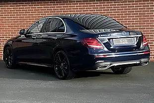 Used 2018 Mercedes-Benz E Class AMG Line (premium) Blue - Interior and Exterior details 2