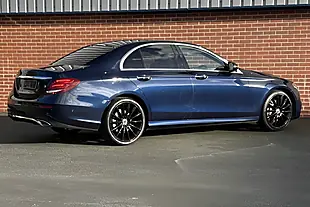 Used 2018 Mercedes-Benz E Class AMG Line (premium) Blue - Interior and Exterior details 20