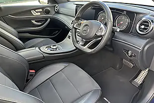 Used 2018 Mercedes-Benz E Class AMG Line (premium) Blue - Interior and Exterior details 3