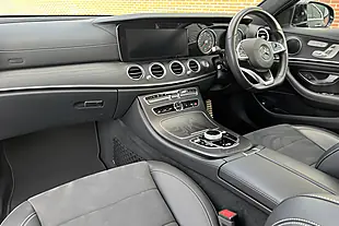 Used 2018 Mercedes-Benz E Class AMG Line (premium) Blue - Interior and Exterior details 5