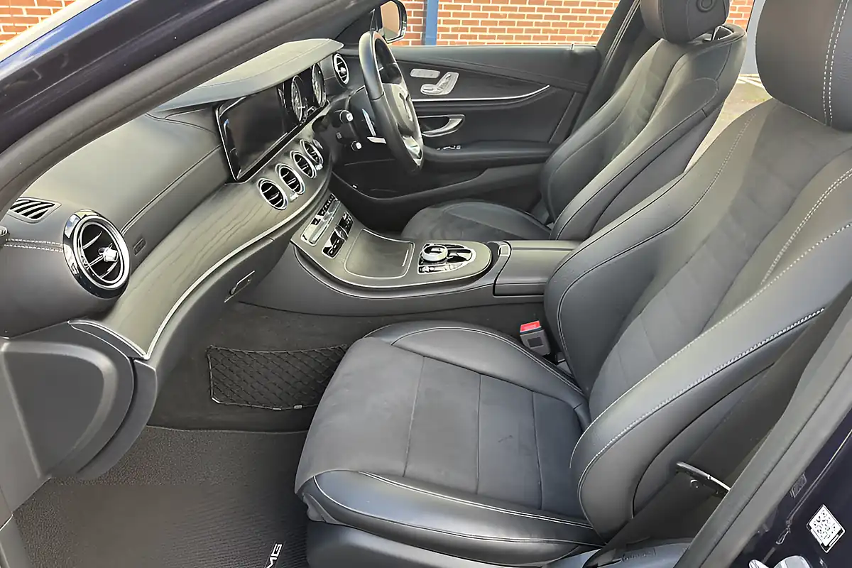 Used 2018 Mercedes-Benz E Class AMG Line (premium) Blue - Interior and Exterior details 6