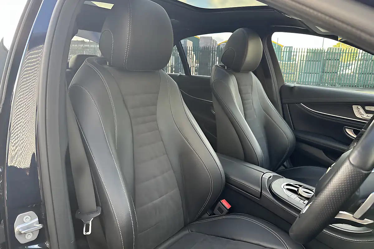 Used 2018 Mercedes-Benz E Class AMG Line (premium) Blue - Interior and Exterior details 8