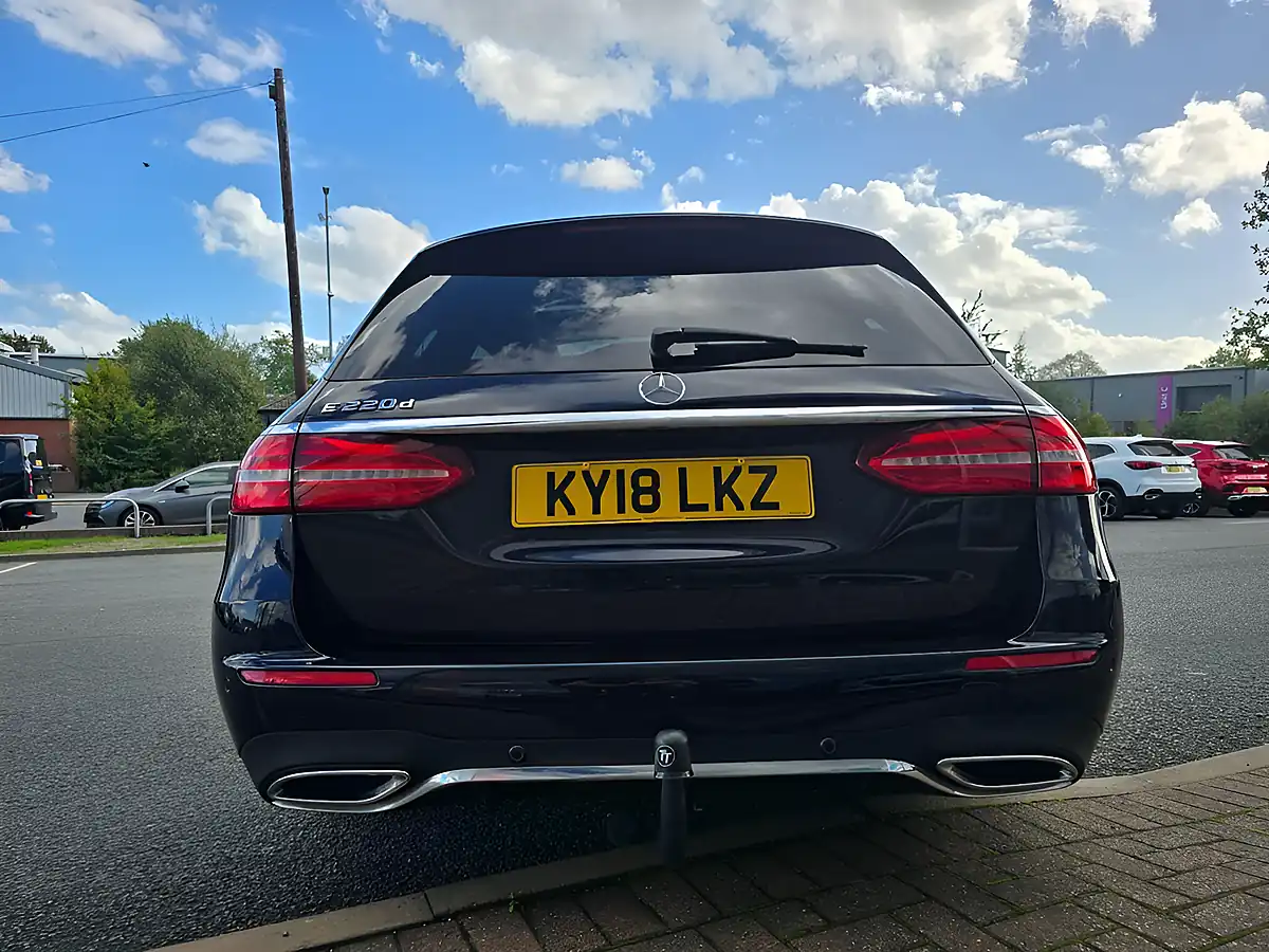 Used 2018 Mercedes-Benz E Class AMG Line (premium) Cavansite Blue - Interior and Exterior details 10