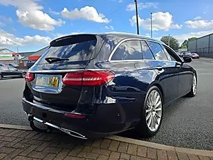 Used 2018 Mercedes-Benz E Class AMG Line (premium) Cavansite Blue - Interior and Exterior details 11