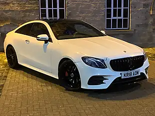 Used 2018 Mercedes-Benz E Class AMG Line (premium) Diamond White Pearlescent - Interior and Exterior details 14