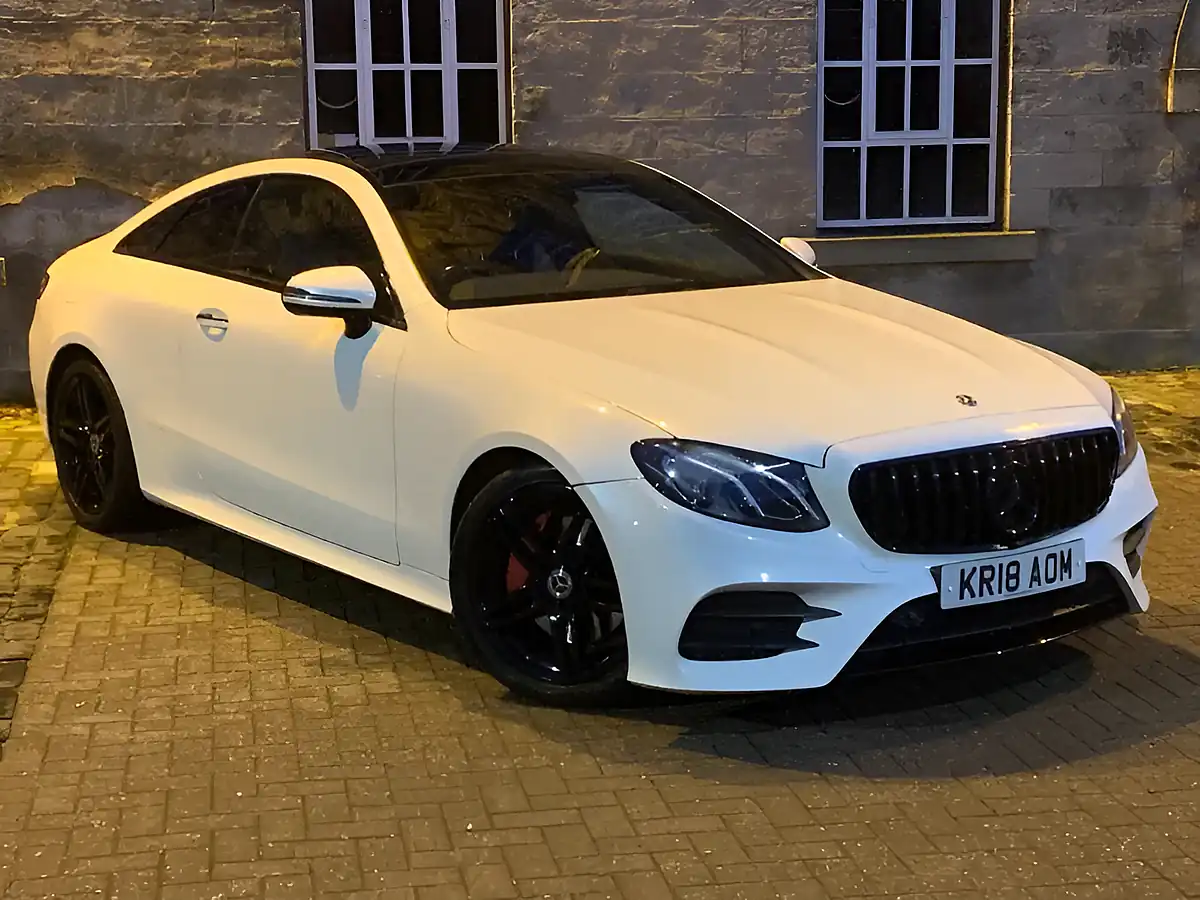 Used 2018 Mercedes-Benz E Class AMG Line (premium) Diamond White Pearlescent - Interior and Exterior details 14