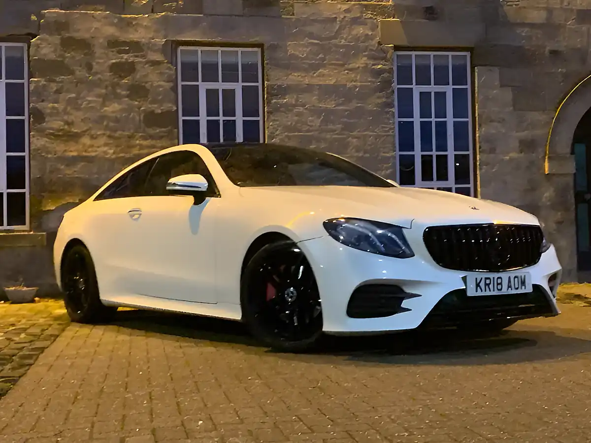 Used 2018 Mercedes-Benz E Class AMG Line (premium) Diamond White Pearlescent - Interior and Exterior details 15