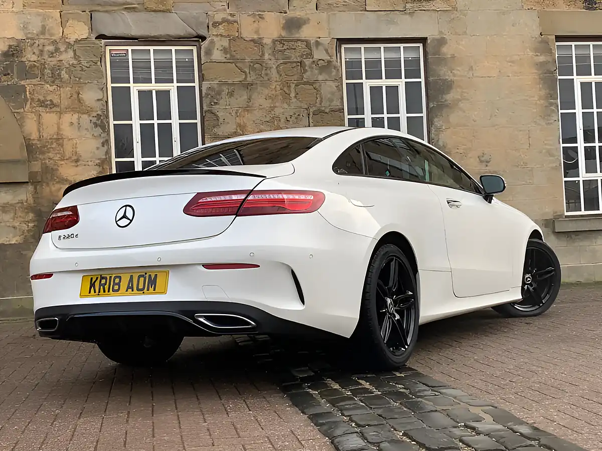 Used 2018 Mercedes-Benz E Class AMG Line (premium) Diamond White Pearlescent - Interior and Exterior details 6