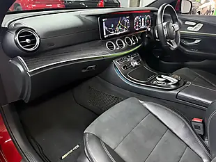 Used 2018 Mercedes-Benz E Class AMG Line Premium Hyacinth Red - Interior and Exterior details 10