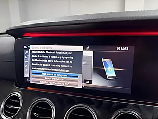 Used 2018 Mercedes-Benz E Class AMG Line Premium Hyacinth Red - Interior and Exterior details 16
