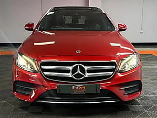 Used 2018 Mercedes-Benz E Class AMG Line Premium Hyacinth Red - Interior and Exterior details 2