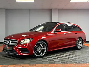 Used 2018 Mercedes-Benz E Class AMG Line Premium Hyacinth Red - Interior and Exterior details 7