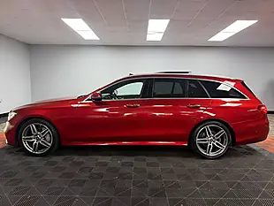 Used 2018 Mercedes-Benz E Class AMG Line Premium Hyacinth Red - Interior and Exterior details 8