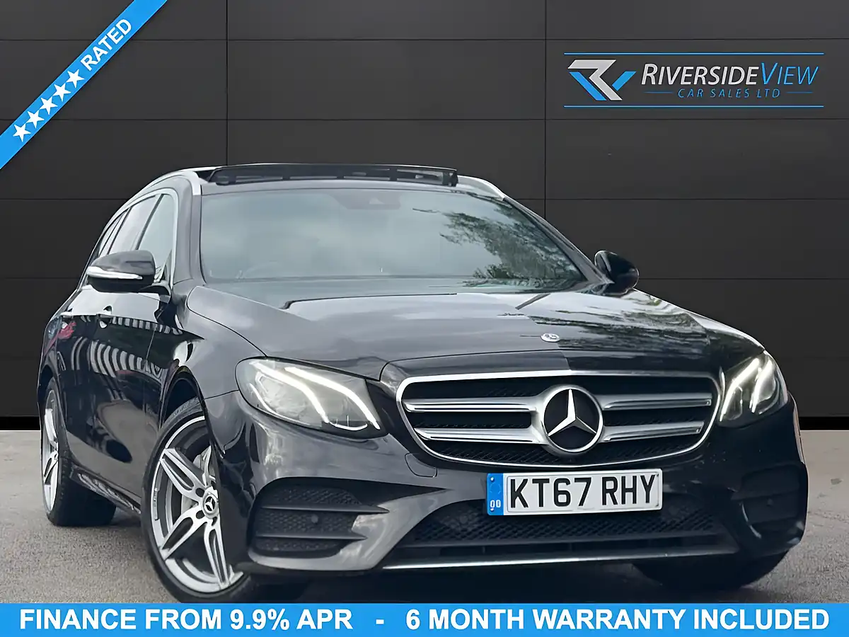 Used 2018 Mercedes-Benz E Class AMG Line (premium) Obsidian Black - Front View