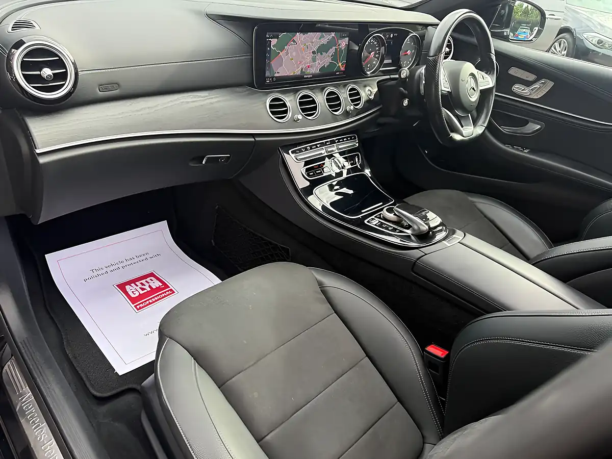 Used 2018 Mercedes-Benz E Class AMG Line (premium) Obsidian Black - Interior and Exterior details 16