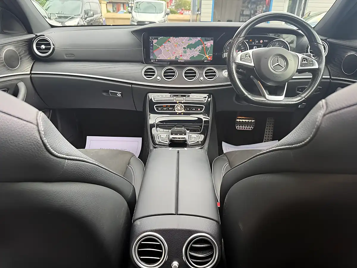 Used 2018 Mercedes-Benz E Class AMG Line (premium) Obsidian Black - Interior and Exterior details 20