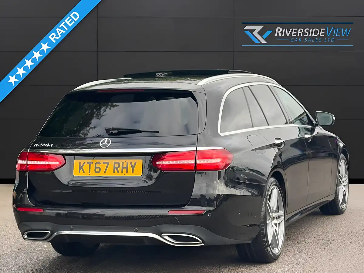 Used 2018 Mercedes-Benz E Class AMG Line (premium) Obsidian Black - Interior and Exterior details 4