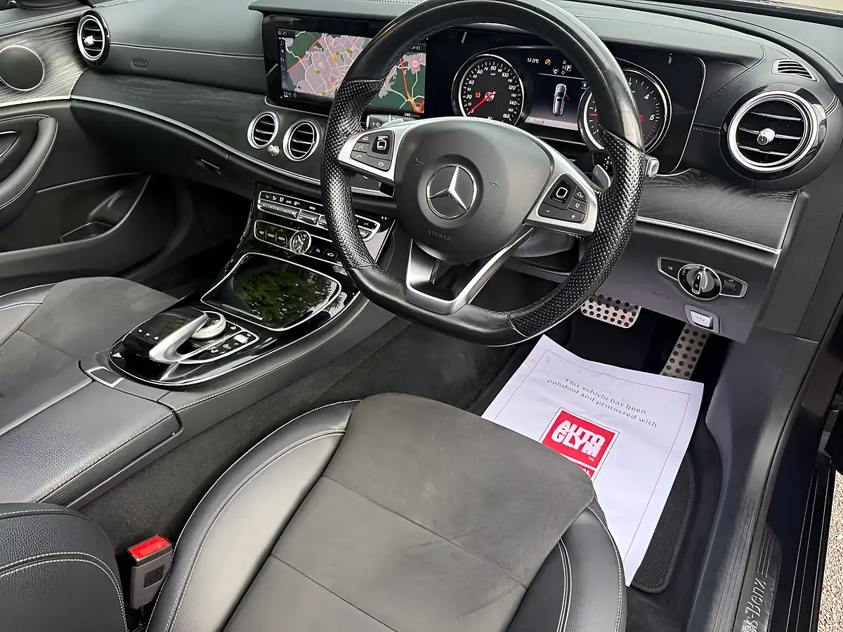 Used 2018 Mercedes-Benz E Class AMG Line (premium) Obsidian Black - Interior and Exterior details 7