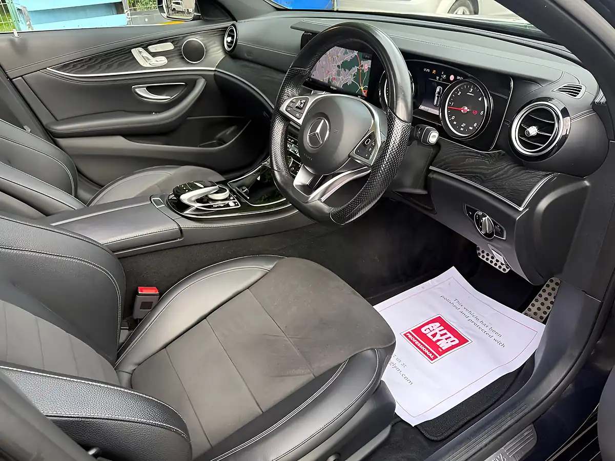 Used 2018 Mercedes-Benz E Class AMG Line (premium) Obsidian Black - Interior and Exterior details 8