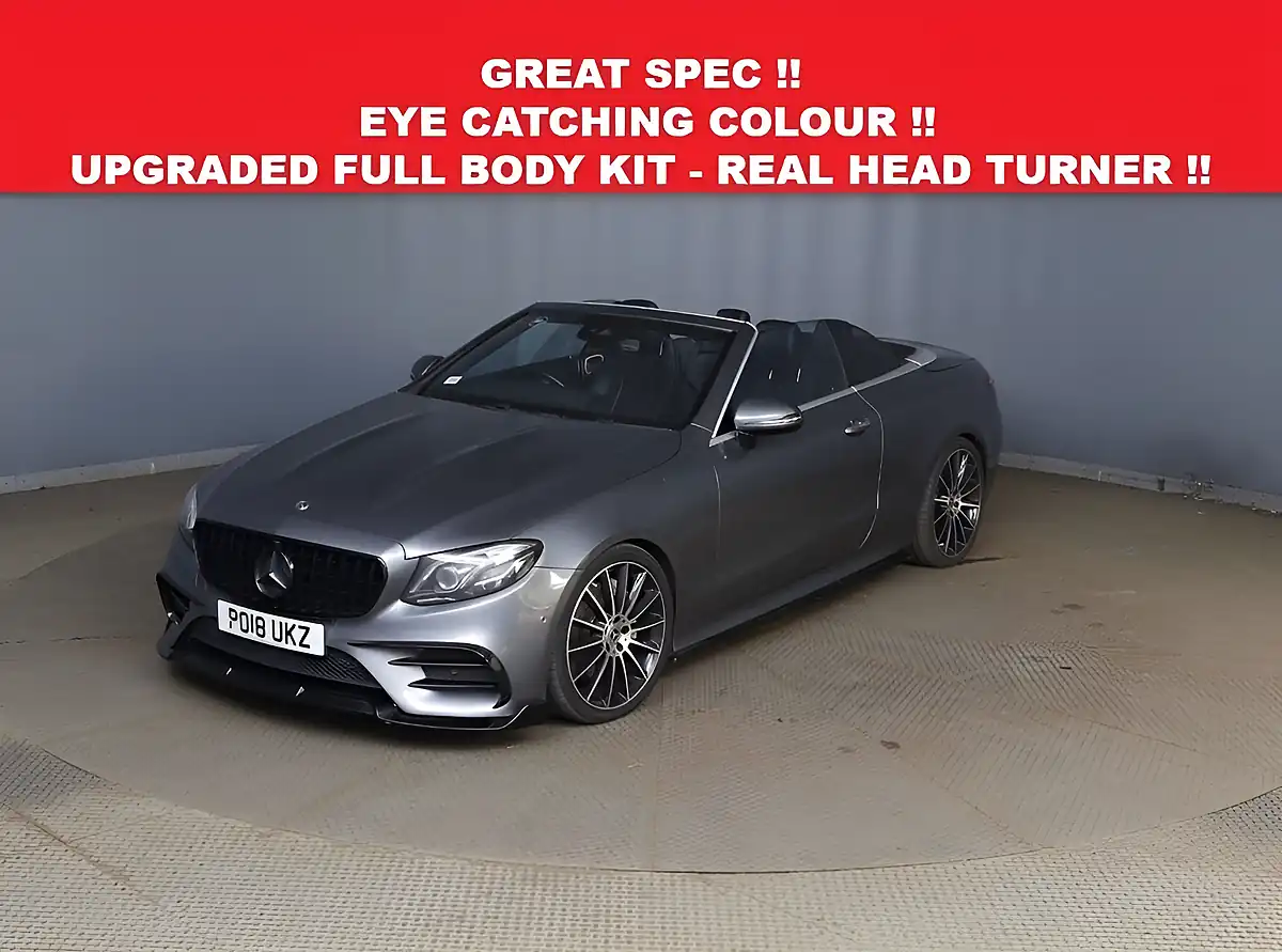 Used 2018 Mercedes-Benz E Class AMG Line Premium Plus Grey - Interior and Exterior details 2