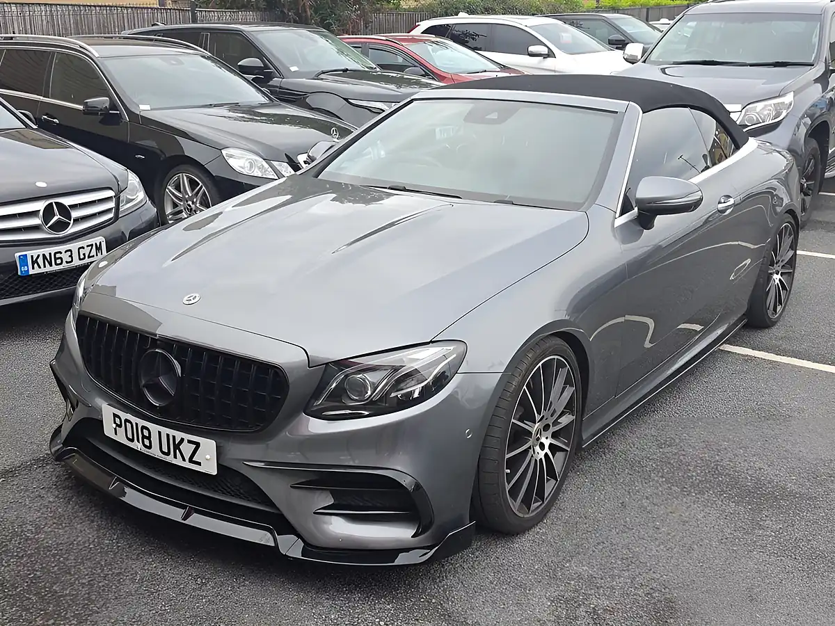 Used 2018 Mercedes-Benz E Class AMG Line Premium Plus Grey - Interior and Exterior details 3