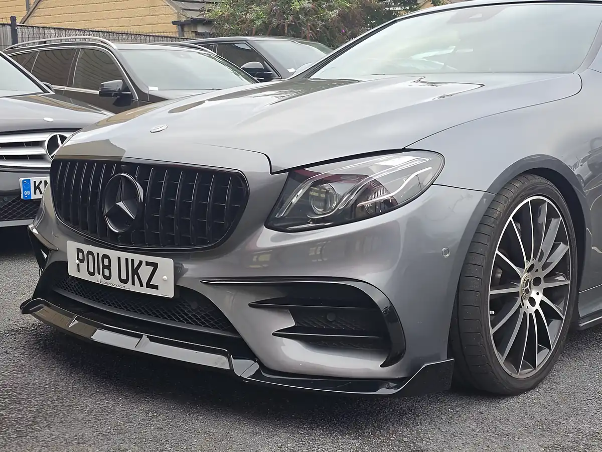 Used 2018 Mercedes-Benz E Class AMG Line Premium Plus Grey - Interior and Exterior details 4