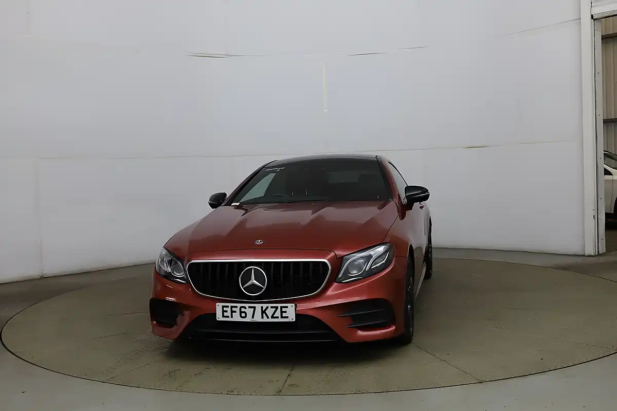 Used 2018 Mercedes-Benz E Class AMG Line Premium Plus Red - Interior and Exterior details 2
