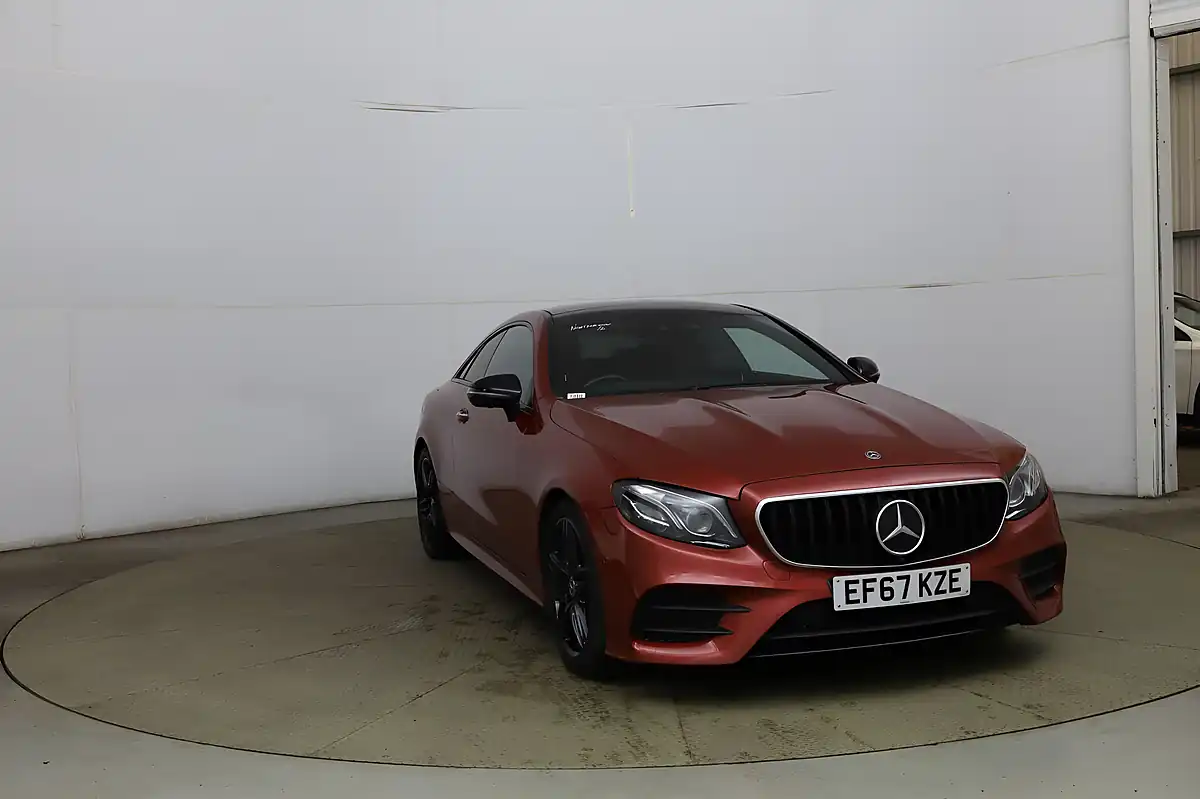 Used 2018 Mercedes-Benz E Class AMG Line Premium Plus Red - Interior and Exterior details 3