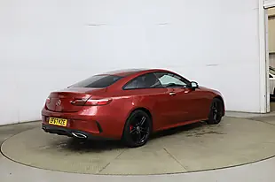Used 2018 Mercedes-Benz E Class AMG Line Premium Plus Red - Interior and Exterior details 4